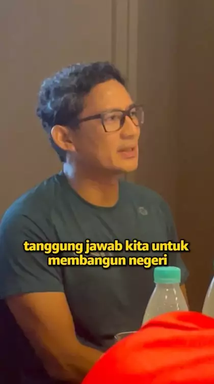 Sandiaga Uno larang anaknya ambil LPDP © X Sandiaga Uno larang anaknya ambil LPDP © X