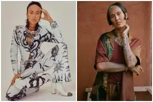 Model iklan parfum jadul ini kini tampil nyentrik penuh tato, 9 potret lawasnya manglingi pol