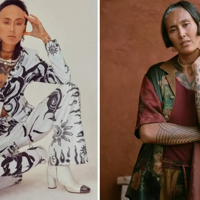 Model iklan parfum jadul ini kini tampil nyentrik penuh tato, 9 potret lawasnya manglingi pol