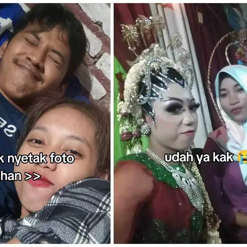 Momen wanita curhat tak pernah cetak foto pernikahan, ternyata hasil makeupnya malah bikin salfok