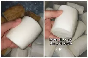 Trik simpel biar singkong kupas nggak cepat hitam dan bisa disimpan lama