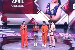Momen emosional April di Final Audition D'Academy 7, penampilannya sempat dihentikan Soimah