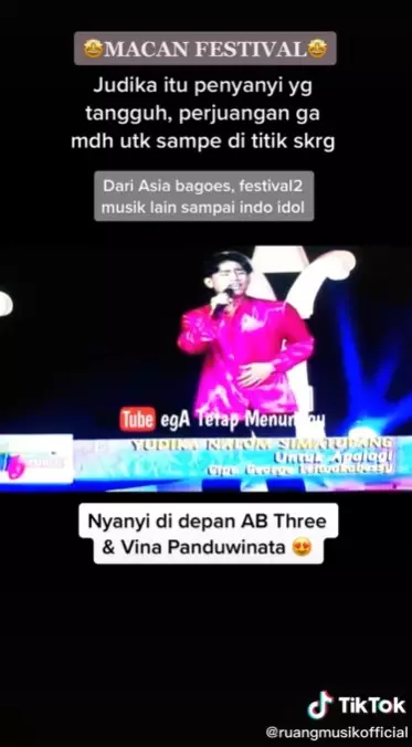 Potret lawas Judika sebelum jadi Indonesian Idol © TikTok Potret lawas Judika sebelum jadi Indonesian Idol © TikTok