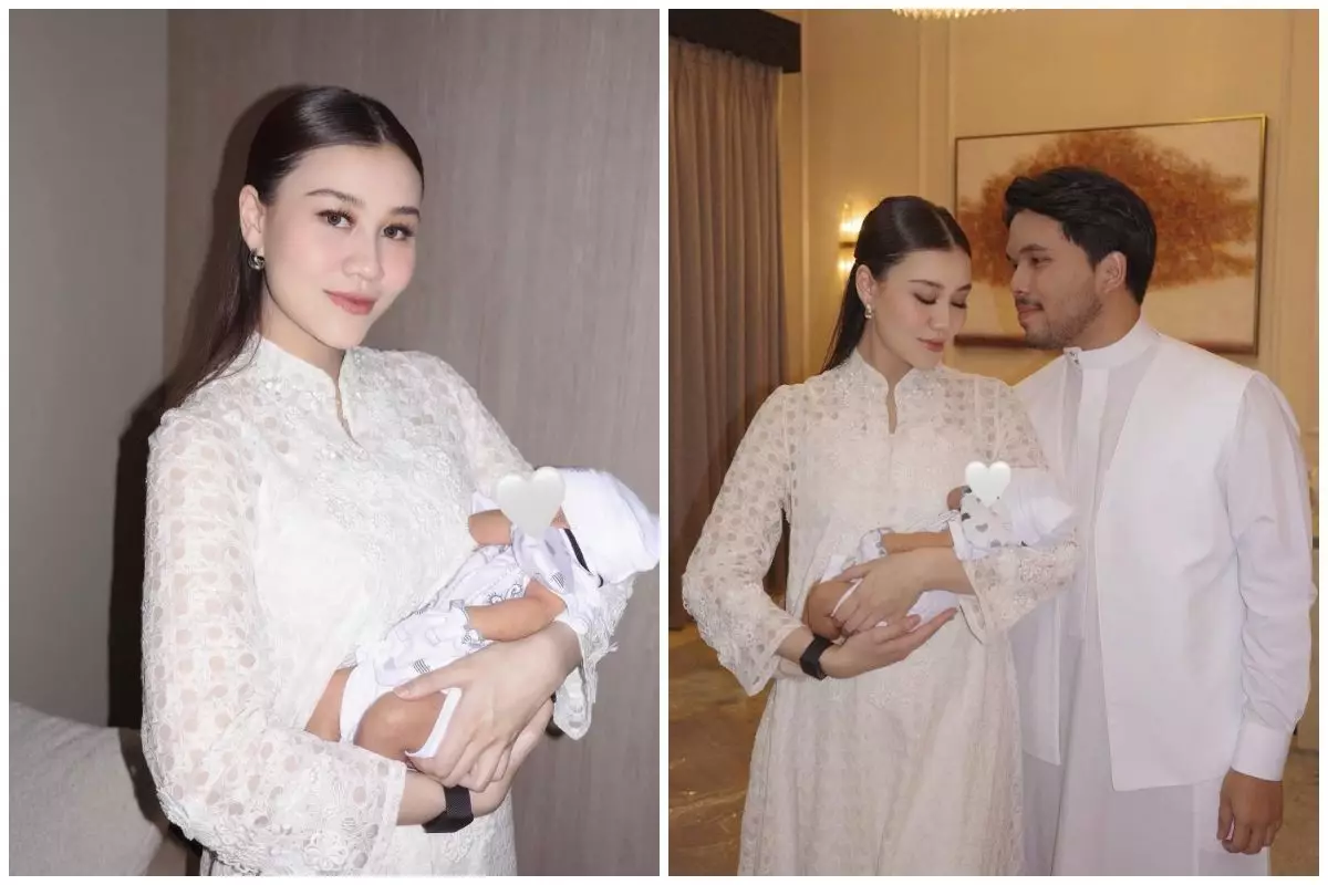 9 Potret akikah baby Arash anak Aaliyah Massaid dan Thariq Halilintar, digelar sederhana di rumah