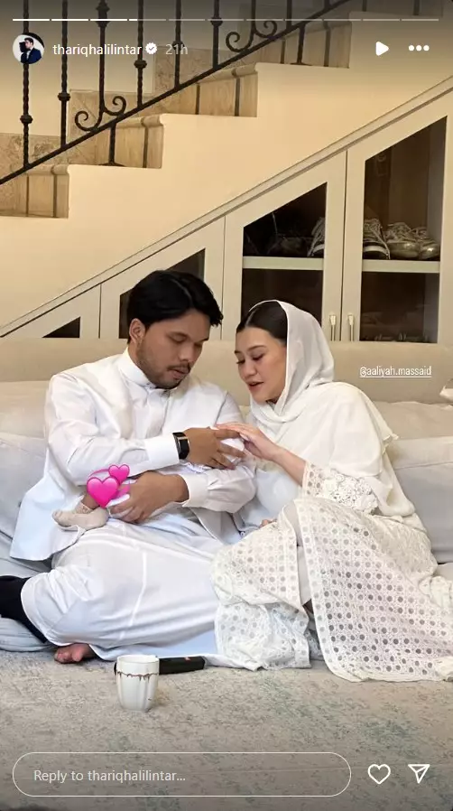 Akikah Arash anak Aaliyah Massaid dan Thariq Halilintar © 2025 Instagram Akikah Arash anak Aaliyah Massaid dan Thariq Halilintar © 2025 Instagram