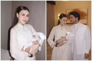 9 Potret akikah baby Arash anak Aaliyah Massaid dan Thariq Halilintar, digelar sederhana di rumah