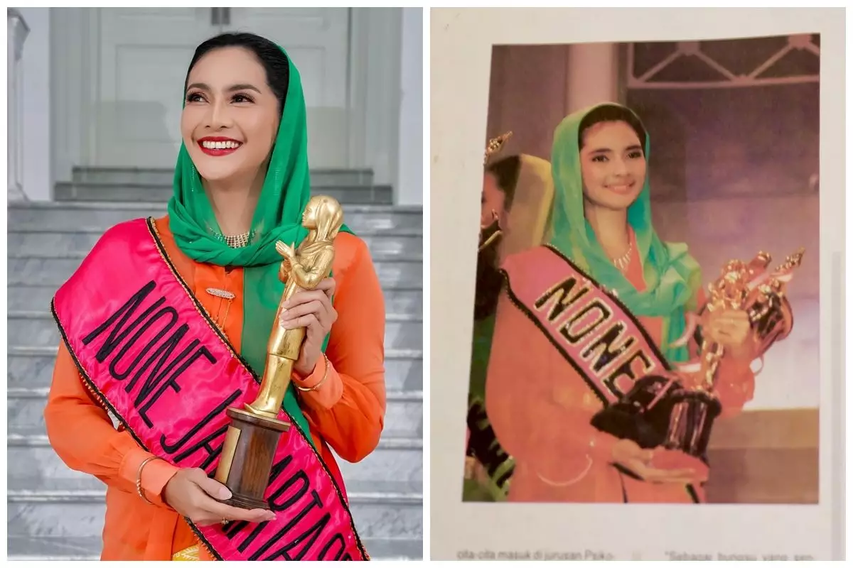 Kenang momen jadi None Jakarta, 7 potret klasik makeup Maudy Koesnaedi bikin wajahnya bak tak menua