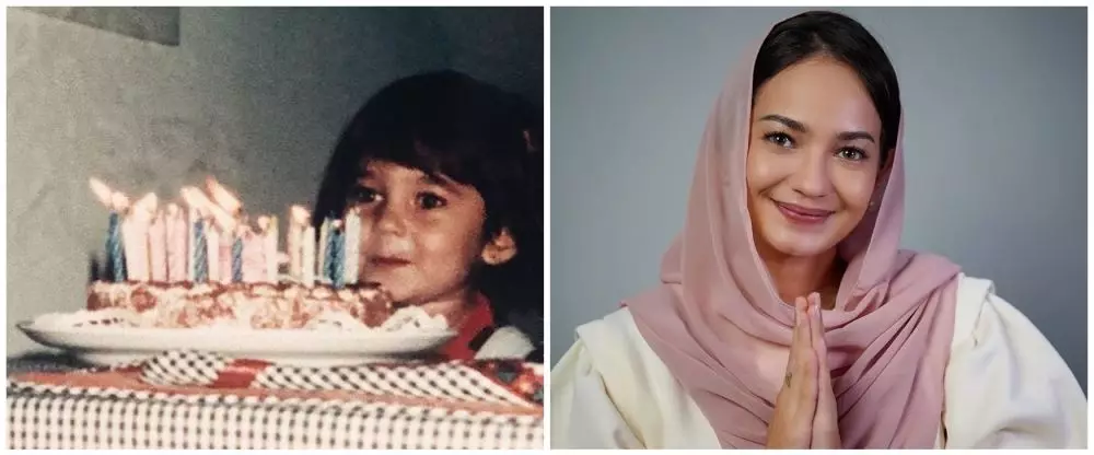 potret dulu dan kini Enzy Storia © 2022 Instagram 