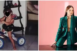 Wajah masa kecilnya bak boneka hidup, ini 9 potret dulu dan kini Enzy Storia yang making glow up