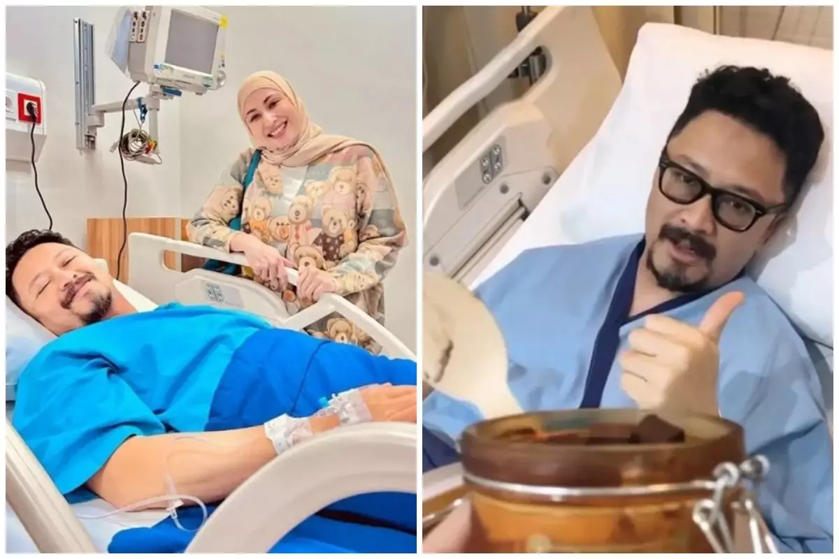 7 Potret Ferry Maryadi dirawat di rumah sakit akibat jatuh di kamar mandi, mantan istri datang jenguk