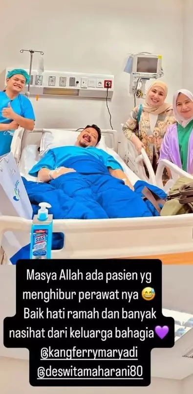 Potret Ferry Maryadi dirawat di rumah sakit © 2025 brilio.net Potret Ferry Maryadi dirawat di rumah sakit © 2025 brilio.net