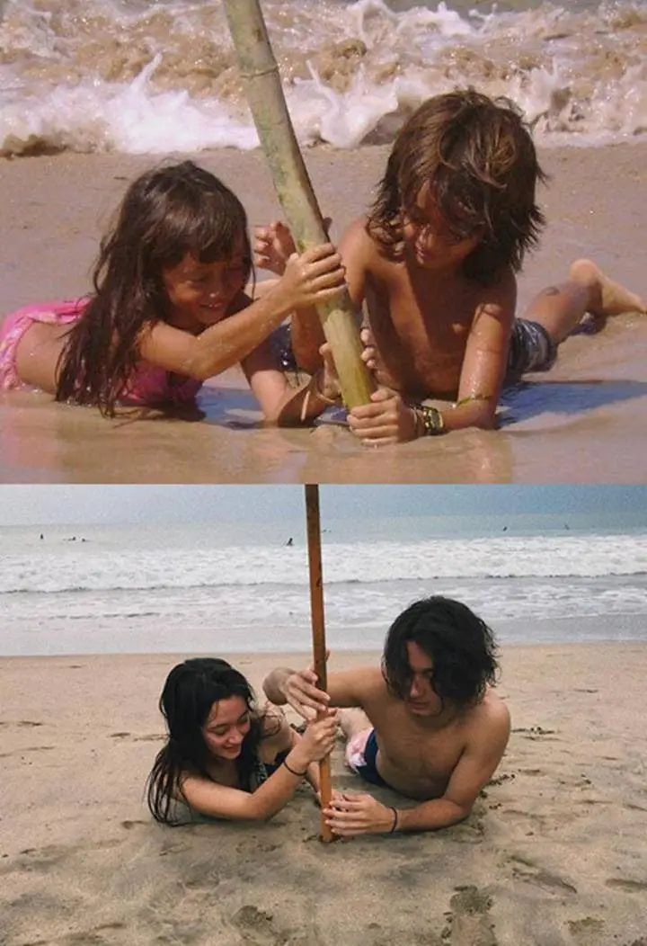 different styles then and now brothers and sisters Instagram