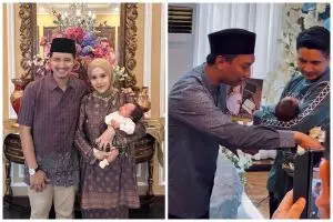 9 Potret akikah anak pertama Chand Kelvin digelar intimate bareng keluarga, sederhana penuh makna