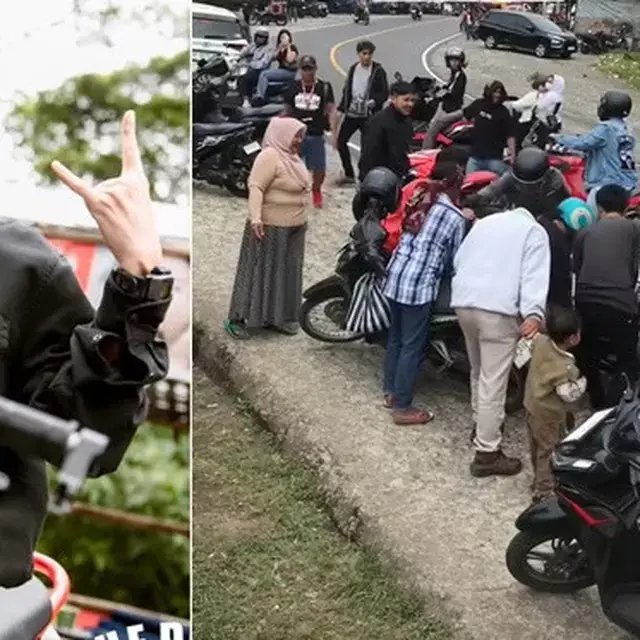 Desta jatuh saat touring motor di Lombok, begini kronologi dan kondisinya sekarang