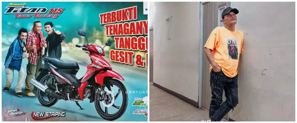 Potret dulu dan kini artis bintang iklan motor jadul © 2022 Instagram  Potret dulu dan kini artis bintang iklan motor jadul © 2022 Instagram