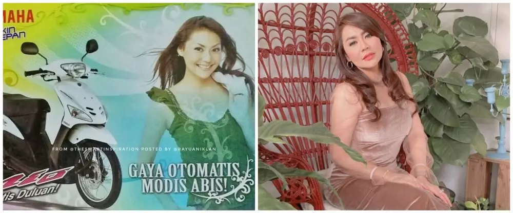 Potret dulu dan kini artis bintang iklan motor jadul © 2022 Instagram  Potret dulu dan kini artis bintang iklan motor jadul © 2022 Instagram