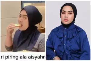 Diperistri pengusaha punya rumah mewah, 6 cara Aisyahrani adik Syahrini menata dapur view kolam renang