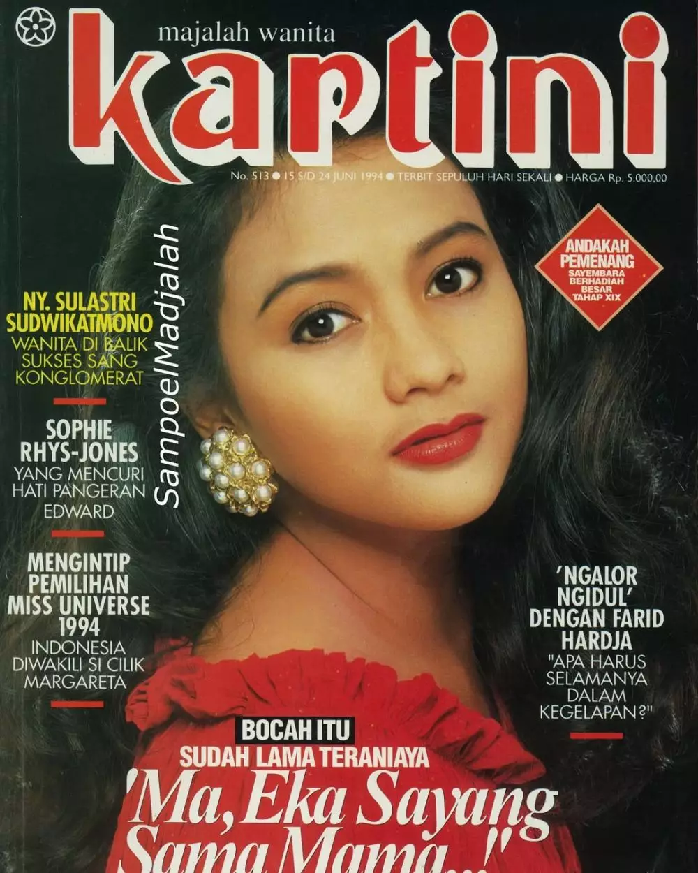 Foto lawas Gadis Sampul Moudy Wilhelmina © 2025 Instagram