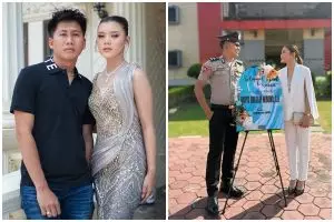 9 Potret Sridevi juara D'Academy 5 temani pacar kenaikan pangkat, aura ibu bhayangkari terpancar