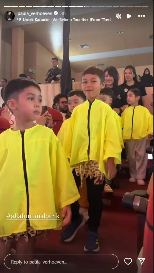 Paula Verhoeven dan Baim Wong hadiri wisuda anak usia cerai © 2025 Instagram