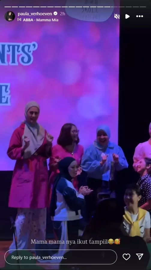 Paula Verhoeven dan Baim Wong hadiri wisuda anak usia cerai © 2025 Instagram