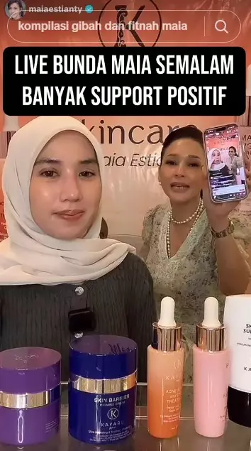 Maia Estianty banjir dukungan © berbagai sumber Maia Estianty banjir dukungan © berbagai sumber