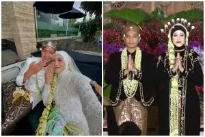 9 Potret resepsi pernikahan Megawati Hangestri dan Dio Novandra, digelar mewah dengan nuansa adat Jawa