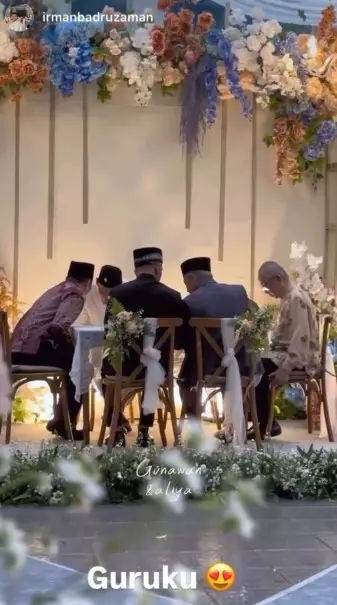 akad nikah Gunawan Dwi Cahyo  © Instagram akad nikah Gunawan Dwi Cahyo  © Instagram