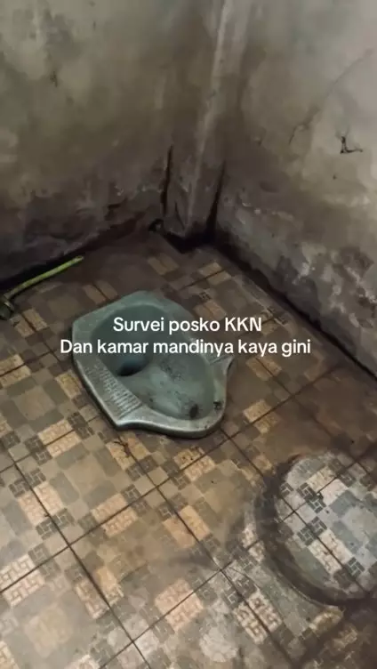 mahasiswa KKN ini bagikan kondisi poskonya © TikTok