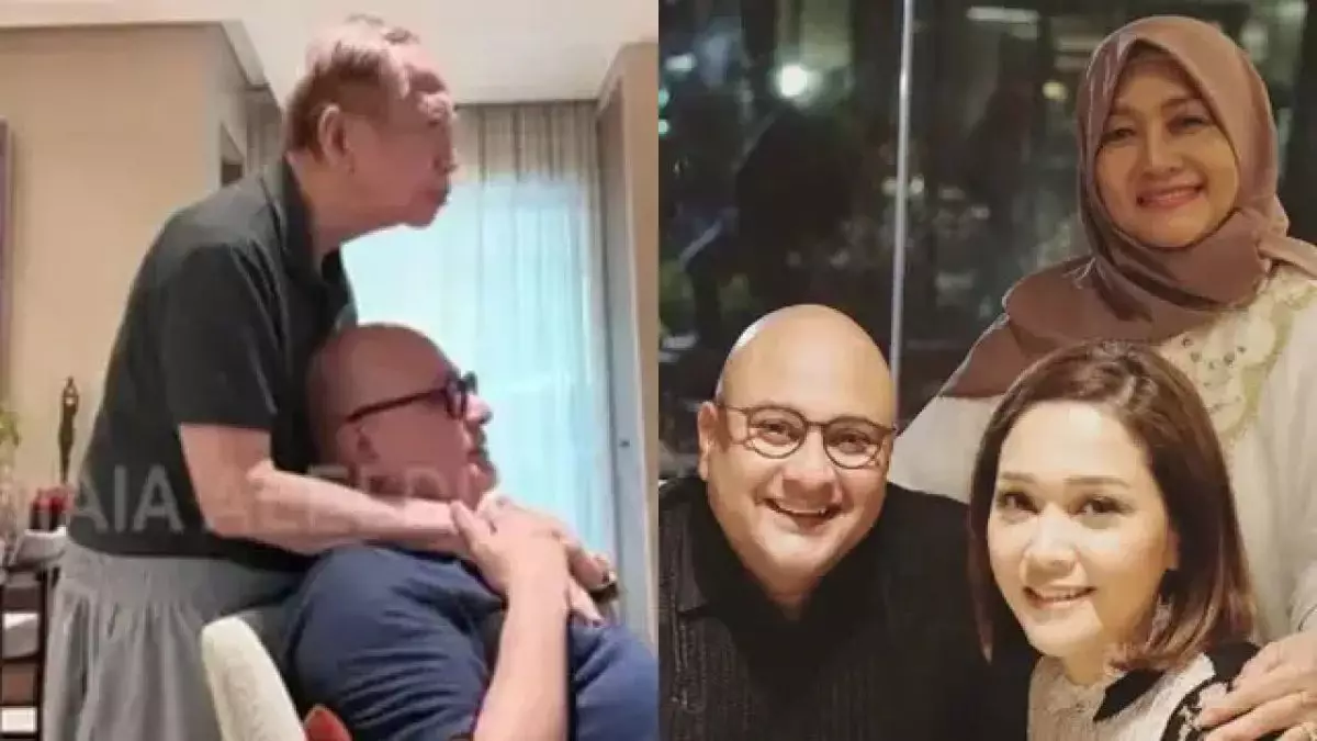 7 Potret momen kedekatan Irwan Mussry dengan orang tua Maia Estianty, menantu idaman mertua