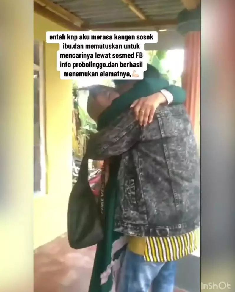 Kisah haru perjuangan pria mencari ibu kandung © Facebook