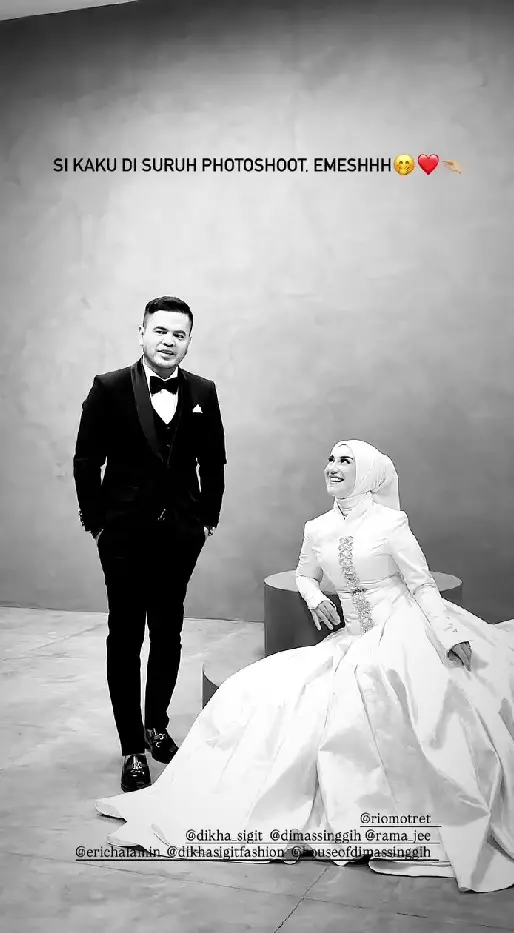 pemotretan Irish Bella dan Haldy Sabri mesra © Instagram