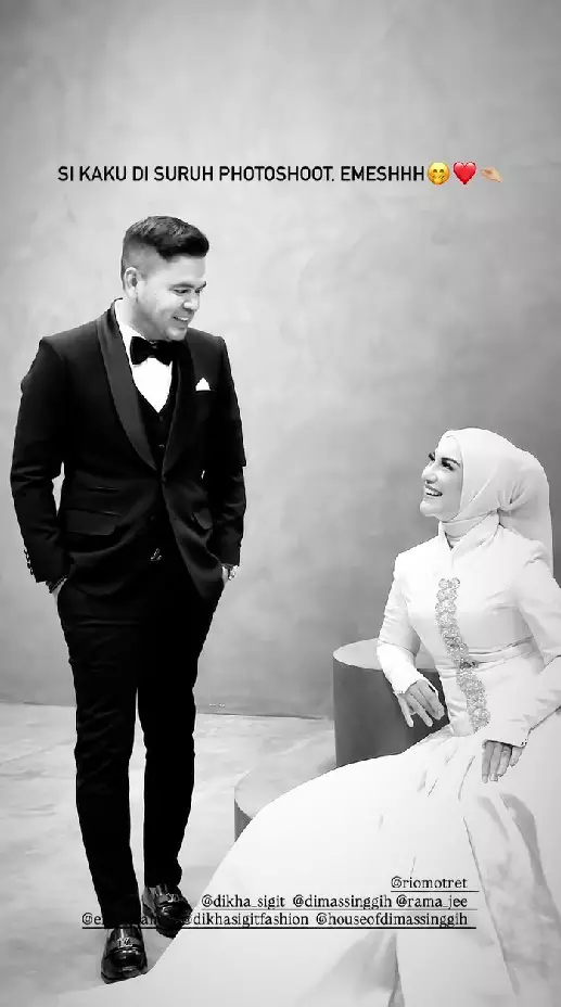 pemotretan Irish Bella dan Haldy Sabri mesra © Instagram