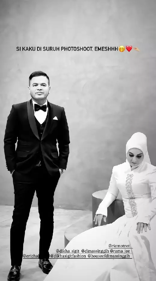 pemotretan Irish Bella dan Haldy Sabri mesra © Instagram