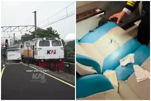 Kronologi dan 6 fakta kereta api Jogja-Surabaya dilempari batu, dua penumpang terkena serpihan kaca