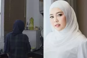 Punya rumah usai merantau jadi pedangdut, 7 cara Selfi Yamma menata dapur simpel tanpa perabotan mewah