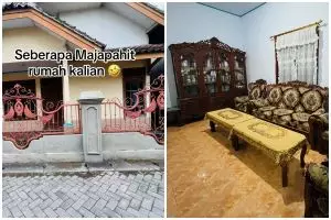 7 Potret rumah unik dipenuhi perabotan ala Majapahit, ada kursi raja sampai ranjang kepala ular