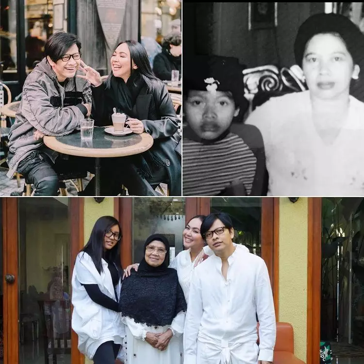 Potret lawas penyanyi bersama ibu © berbagai sumber Potret lawas penyanyi bersama ibu © berbagai sumber