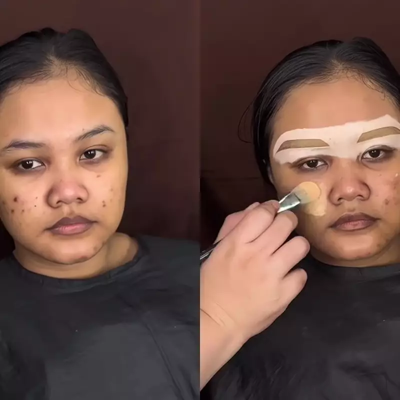 MUA ini rias cewek berwajah bulat dengan makeup soft glam saat lamaran, hasilnya bak boneka Barbie