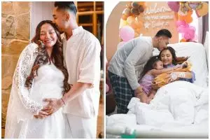 Suara bergetar sambil tahan tangis, begini 9 cerita perjuangan siti badriah saat melahirkan anak kedua