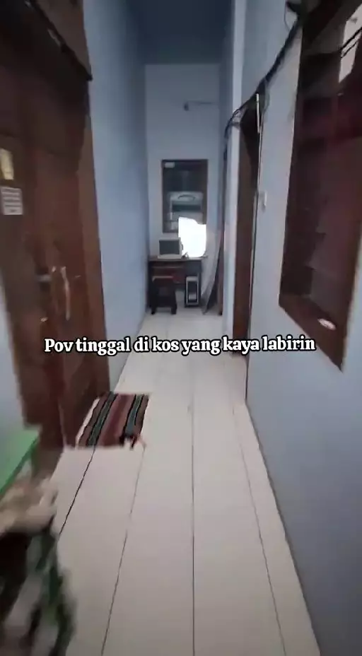 penampakan kos punya banyak tangga © TikTok