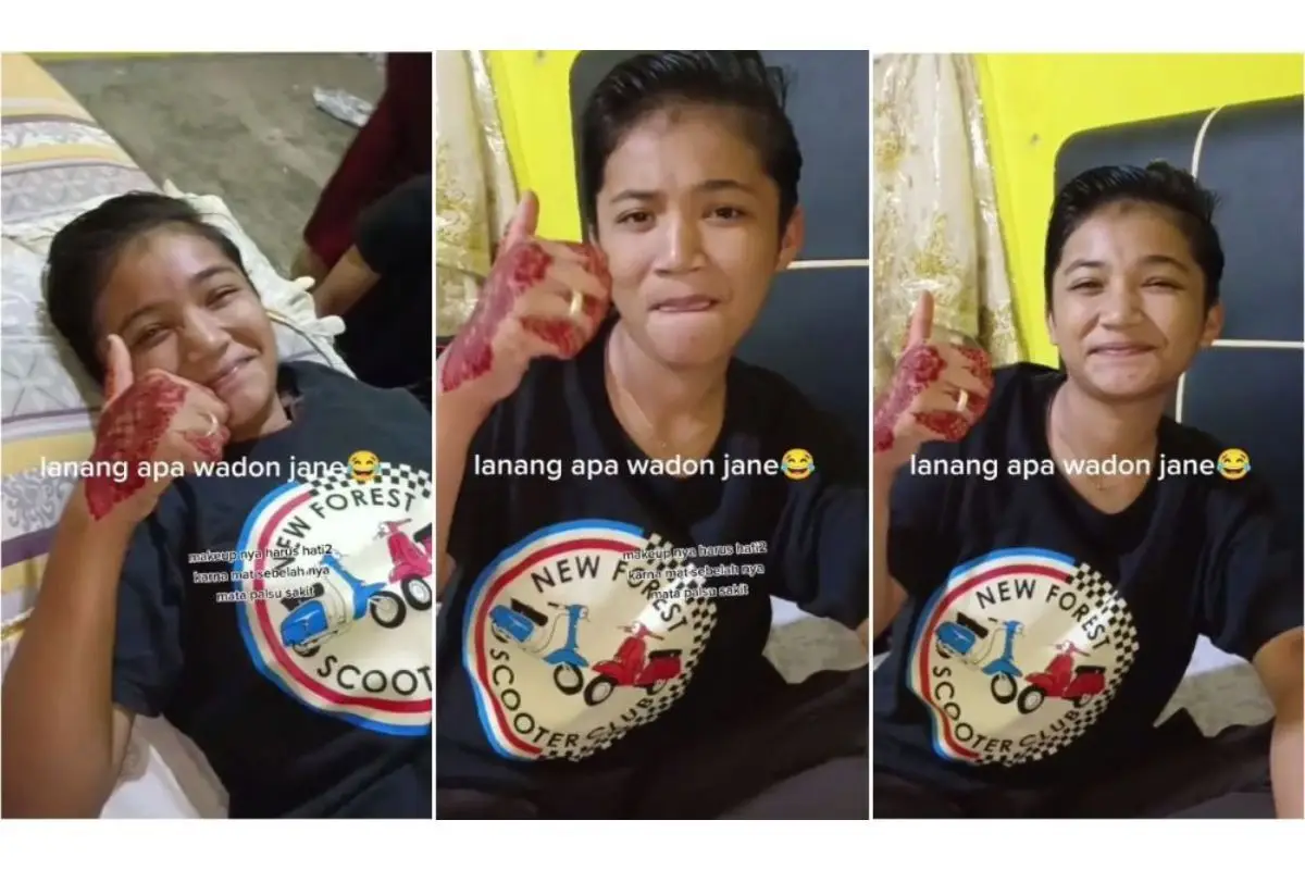 Begini jadinya kalau cewek tomboi dimakeup MUA jadi pengantin Jambi, dari tengil berubah jadi kalem