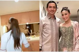 Fasilitas bak di ruang tamu, ini 7 cara Regi Datau suami Ayu Dewi menata dapur di rumah masa kecilnya