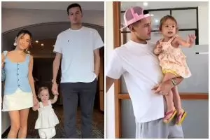 Janji selalu jaga Kamari, 9 potret kedekatan Justin Hubner dengan putri Jennifer Coppen bikin baper