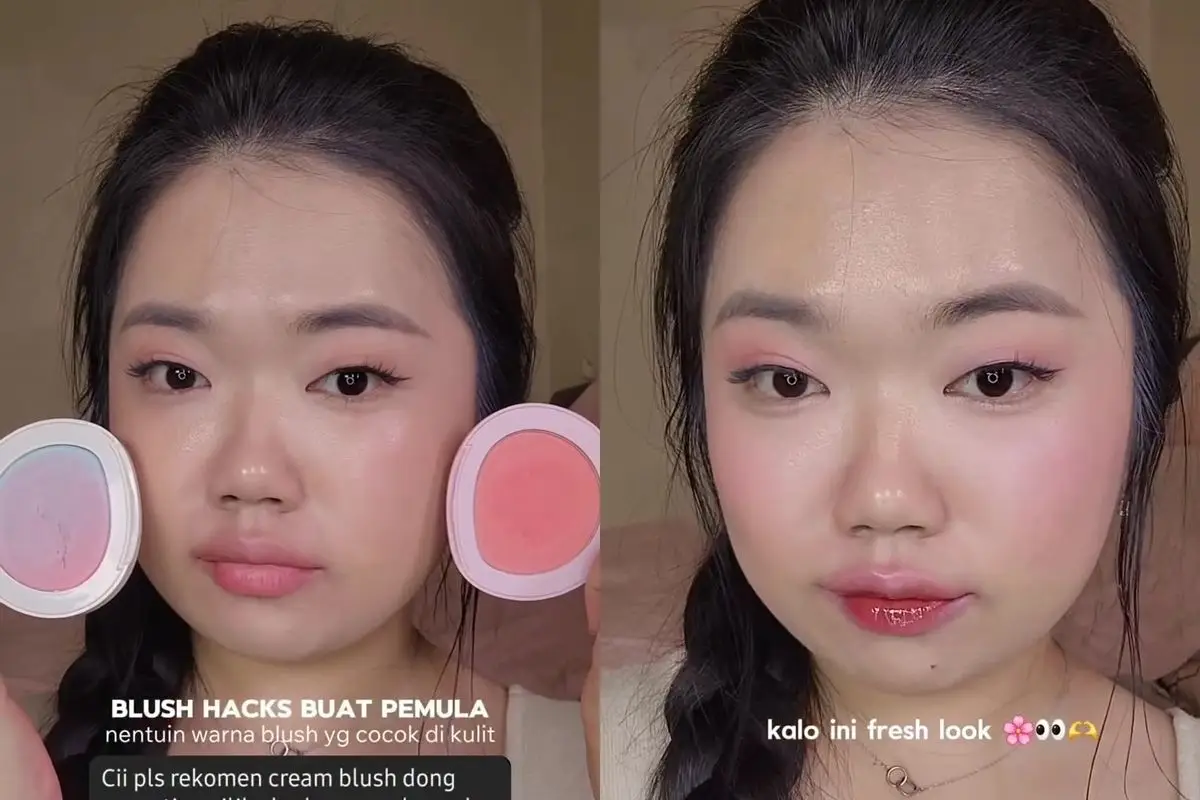 Cara baru memilih warna blush on yang cocok di kulit wajah agar hasil makeup lebih natural