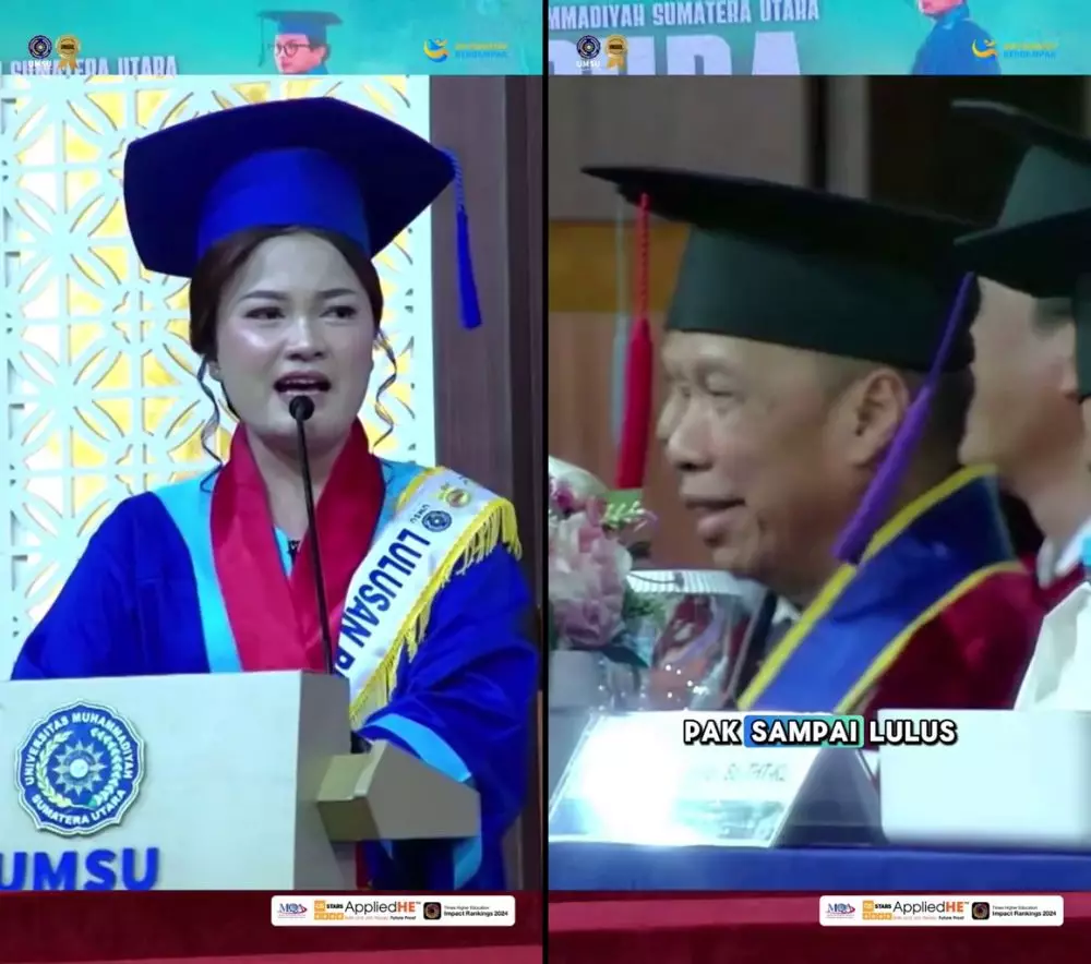Wisudawan Kristen terbaik Universitas Muhammadiyah diberi beasiswa S2 © 2025 TikTok Wisudawan Kristen terbaik Universitas Muhammadiyah diberi beasiswa S2 © 2025 TikTok
