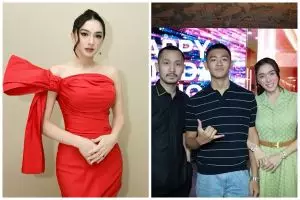 5 Potret Gusti Ega hadir di acara ulang tahun anak Angel Karamoy, go public pacaran? 