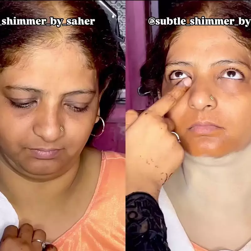 Complexion kontras bikin kaget, transformasi cewek dirias pinkish ini endingnya natural flawless