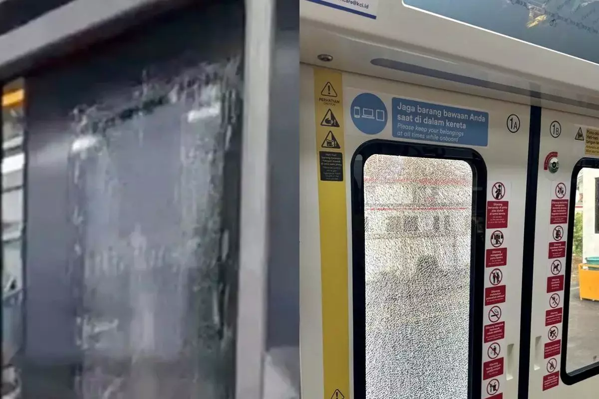 Pelaku pelempar batu KRL impor China akhirnya di tangkap, terancam 15 tahun penjara