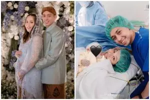 Dikaruniai anak pertama, 7 potret persalinan pebulutangkis Ribka Sugiarto, arti nama buah hati indah